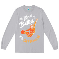 Moon Dust snowboard t  shirt snowboarding i snowboarder i winter sports t  shirt Long Sleeve Tee - linhVisuals
