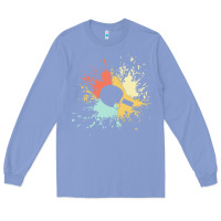 Colony Blue ping pong t  shirt p i n g p o n g i n k s p l a s h t  shirt Long Sleeve Tee - linhVisuals