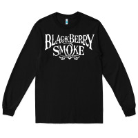 Black blackberry smoke Long Sleeve Tee - linhVisuals