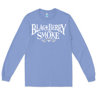 Colony Blue blackberry smoke Long Sleeve Tee - linhVisuals