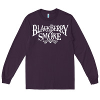Plum blackberry smoke Long Sleeve Tee - linhVisuals