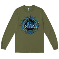 Army Green arch enemy Long Sleeve Tee - linhVisuals