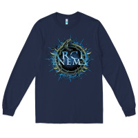 Navy arch enemy Long Sleeve Tee - linhVisuals