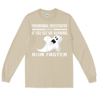 Mushroom paranormal investigator ghost hunting t shirt Long Sleeve Tee - linhVisuals
