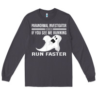 Smoke paranormal investigator ghost hunting t shirt Long Sleeve Tee - linhVisuals