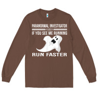Chestnut paranormal investigator ghost hunting t shirt Long Sleeve Tee - linhVisuals