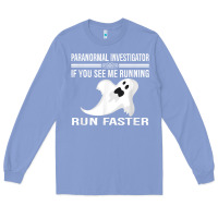 Colony Blue paranormal investigator ghost hunting t shirt Long Sleeve Tee - linhVisuals