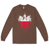 Chestnut polish eagle  polish pride  polish flag  polish t shirt Long Sleeve Tee - linhVisuals