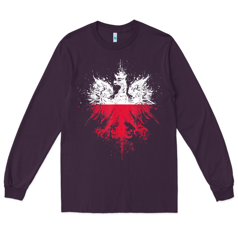 Polish Eagle  Polish Pride  Polish Flag  Polish T Shirt Long Sleeve Tee by linhVisuals | Teevron