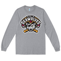 Heather Grey sport american Long Sleeve Tee - linhVisuals
