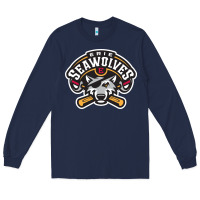 Navy sport american Long Sleeve Tee - linhVisuals