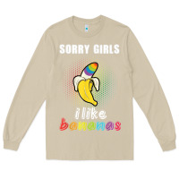 Mushroom mens sorry girl i like bananas funny lgbt gay pride tshirt gifts Long Sleeve Tee - linhVisuals