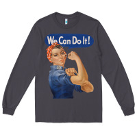 Smoke rosie the riveter shirt we can do it feminist retro t shirt Long Sleeve Tee - linhVisuals