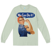 Matcha rosie the riveter shirt we can do it feminist retro t shirt Long Sleeve Tee - linhVisuals
