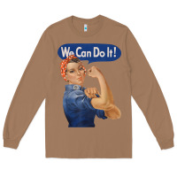 Toasted Coconut rosie the riveter shirt we can do it feminist retro t shirt Long Sleeve Tee - linhVisuals