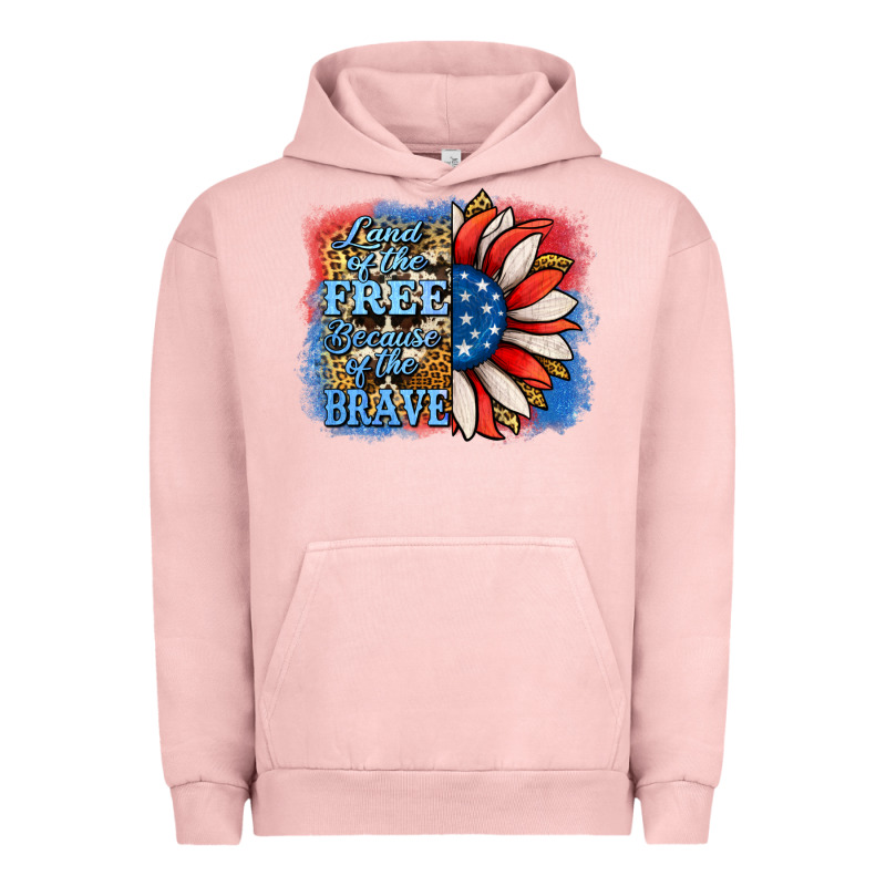 Patriotic Sunflower Land Of The Free Urban Hoodie by Jasminsmagicworld | Teevron