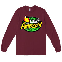 Burgundy cafe #amazon Long Sleeve Tee - linhVisuals