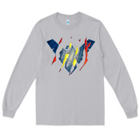 Moon Dust nightwing super hero Long Sleeve Tee - linhVisuals