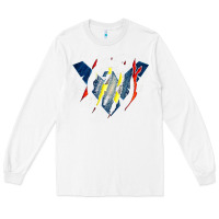 White nightwing super hero Long Sleeve Tee - linhVisuals