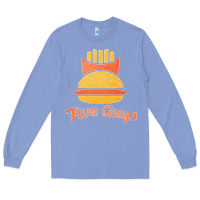 Colony Blue five guys Long Sleeve Tee - linhVisuals