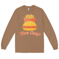 Toasted Coconut five guys Long Sleeve Tee - linhVisuals