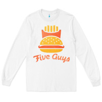 White five guys Long Sleeve Tee - linhVisuals
