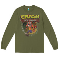 Army Green crash bandicoot 1966 Long Sleeve Tee - linhVisuals