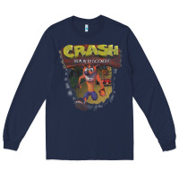 Navy crash bandicoot 1966 Long Sleeve Tee - linhVisuals