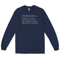 Navy musician definition Long Sleeve Tee - linhVisuals