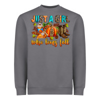 Storm Just a girl who loves Fall Heavyweight Sweatshirt - RanaPortraitStore