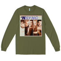 Army Green n sync [tw] Long Sleeve Tee - linhVisuals
