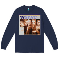 Navy n sync [tw] Long Sleeve Tee - linhVisuals