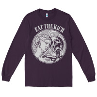Plum eat the rich Long Sleeve Tee - linhVisuals