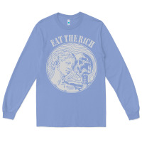 Colony Blue eat the rich Long Sleeve Tee - linhVisuals