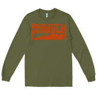 Army Green formula 1 Long Sleeve Tee - linhVisuals