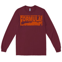 Burgundy formula 1 Long Sleeve Tee - linhVisuals