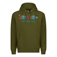 Army Green cowboy in training Premium Hoodie - Artiststas