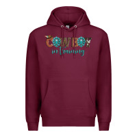 Burgundy cowboy in training Premium Hoodie - Artiststas