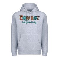 Heather Grey cowboy in training Premium Hoodie - Artiststas