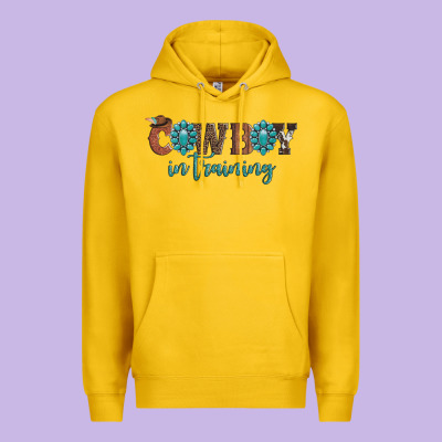 Cowboy In Training Premium Hoodie Designed By Artiststas