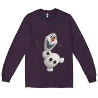 Plum olaf frozen 01 Long Sleeve Tee - linhVisuals