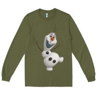 Army Green olaf frozen 01 Long Sleeve Tee - linhVisuals