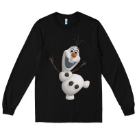 Black olaf frozen 01 Long Sleeve Tee - linhVisuals