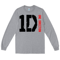 Heather Grey one direction 1d [twhite] Long Sleeve Tee - linhVisuals