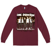 Burgundy one direction 04 [tb] Long Sleeve Tee - linhVisuals