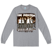 Heather Grey one direction 04 [tb] Long Sleeve Tee - linhVisuals