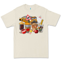 Bone School Bus Coffee Cups Premium Tee - FaDigitalArtStudio