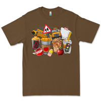 Cacao School Bus Coffee Cups Premium Tee - FaDigitalArtStudio