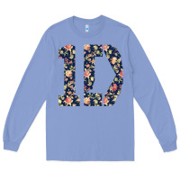Colony Blue one direction flower [tw] Long Sleeve Tee - linhVisuals