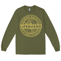 Army Green honolulu lifeguard   lifeguard Long Sleeve Tee - linhVisuals